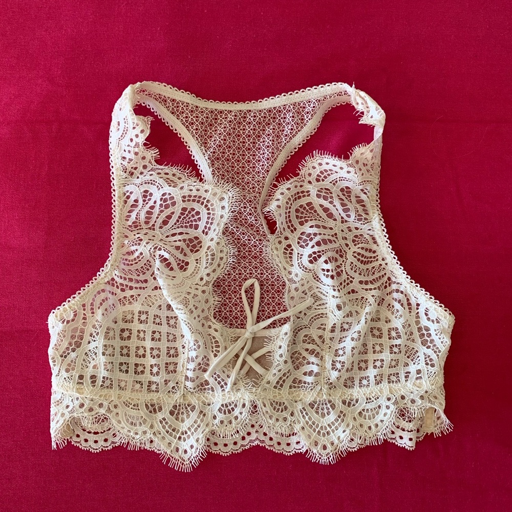 Victoria Secret Sexy Lace Bralette 🤍❤️White Size M NWT